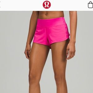 Sonic Pink Lululemon shorts